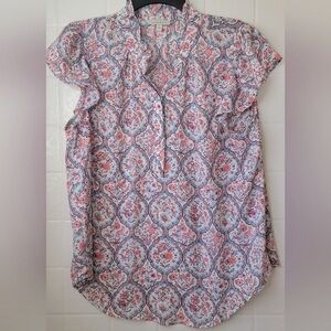 Elegant Floral Women's Blouse